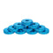 10Pcs M6 Manual Knurled Thumb Aluminum Alloy Screw Nut Spacer Flat Washer