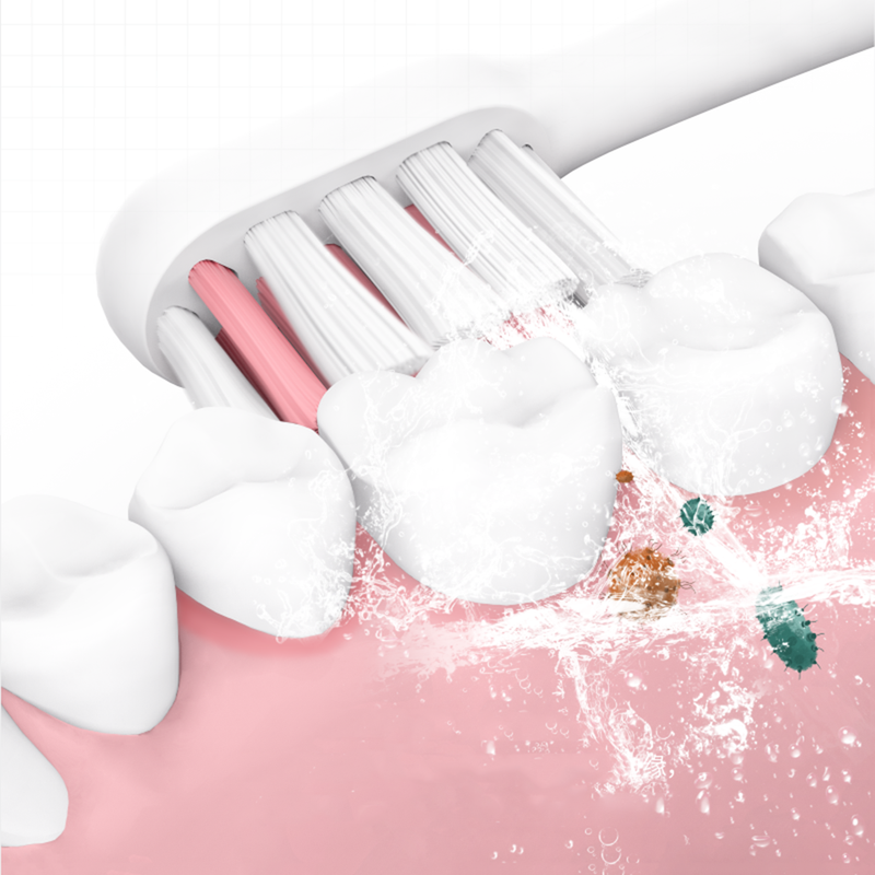 3life 110 Mini Portable Sonic Electric Toothbrush 3 Brushing Mode Wireless Inductive Charging IPX7 Waterproof for Traveling from Xiaomi Youpin