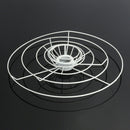 E27 9.5-40cm Circular Lampshade Frame Ring Set Lamp Light Shade DIY Kit