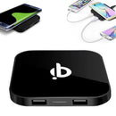 Bakeey Q8 Universal Dual USB Qi Wireless Charger Pad For Samsung Galaxy S8 S7 Note 8