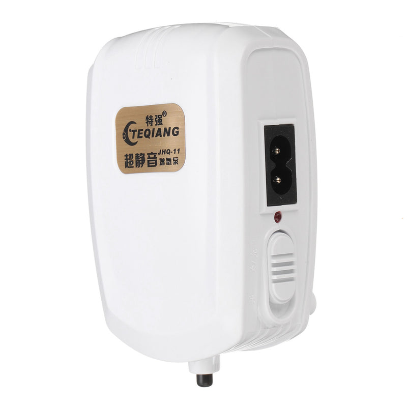 Aqua Silent Aerator Aquarium Air Oxygen Pump Water Pond Fish Fountain Single Outlet