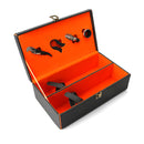 KCASA KC-WG02 Large Weeding Leathern Wine Bottle Gift Box Set With Corkscrew Pourer Collar Cutter