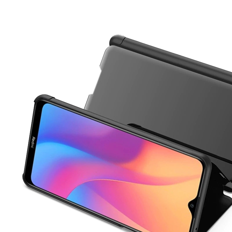 Bakeey Xiaomi Redmi 8A Plating Mirror Window Shockproof Flip Full Cover Protective Case