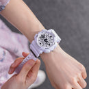 SYNOKE 9015 Double Display Movement Luminous Alarm Calendar Sports Dual Display Digital Watch Men Watch