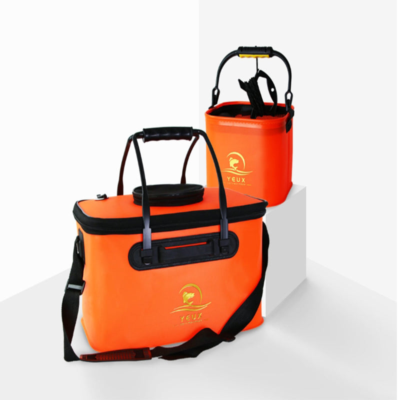 YEUX 10L/22L Outdoor Multifunctional Portable Folding Fishing Bucket Fishing Tools Barrel Fishing Storage Bag from xiaomi youpin