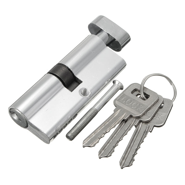 Aluminum Home Safety Lock Cylinder Door Cabinet Lock With 3 Keys 8929mm