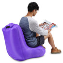 IPRee 190T Polyester 120x60x48cm Air Inflatable Folding Chair Water Resistant Sofa Max Load 150kg