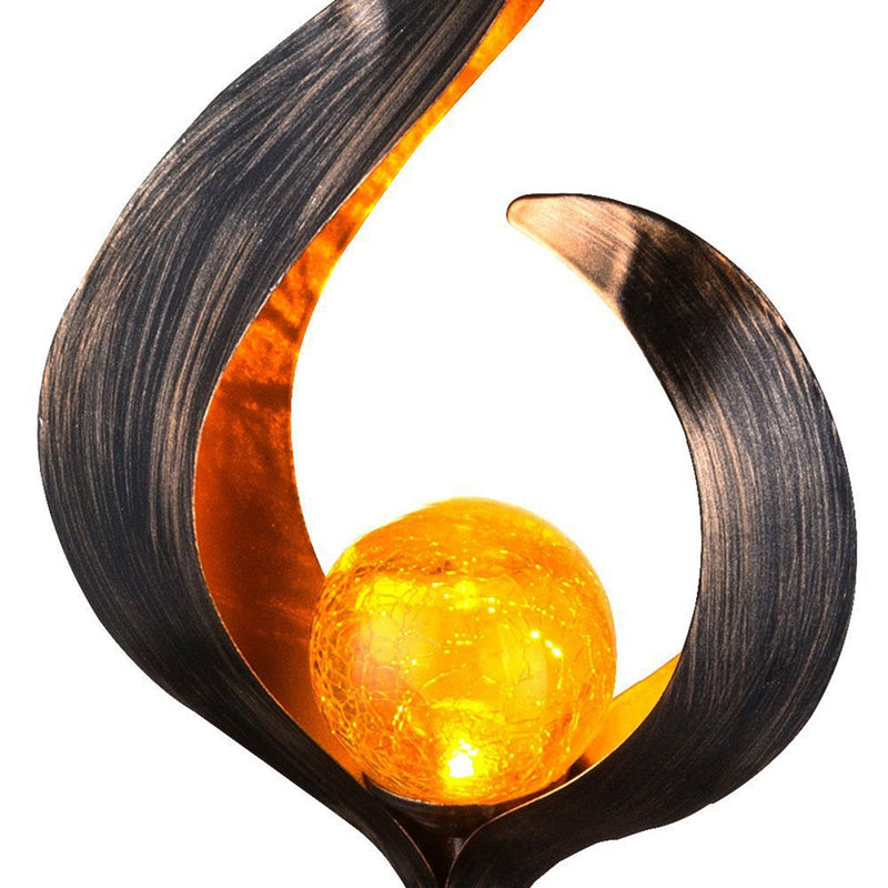 Solar Power LED Landscape Light Path Torch Flame Lighting Garden Yard Pool Path Lamp