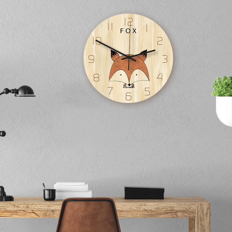 Loskii CC043 Creative Wall Clock Mute Wall Clock Cartoon Wall Clock For Home Office Decorations