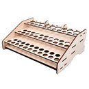 Wooden Pigment Bottle Storage Organizer 74/81 Bottles Color Paint Ink Brush Stand Rack Modular Holde