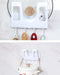Wall-mounted Pot Cover Rack Household Punch Free Seamless Plastic Rack Kitchen Storage Rack Baskets