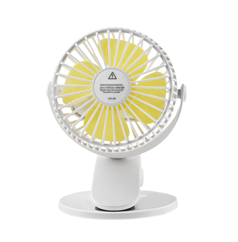 360 Degree Rotating Mini Portable Small Fan Desktop USB Charging Small Clip Fan