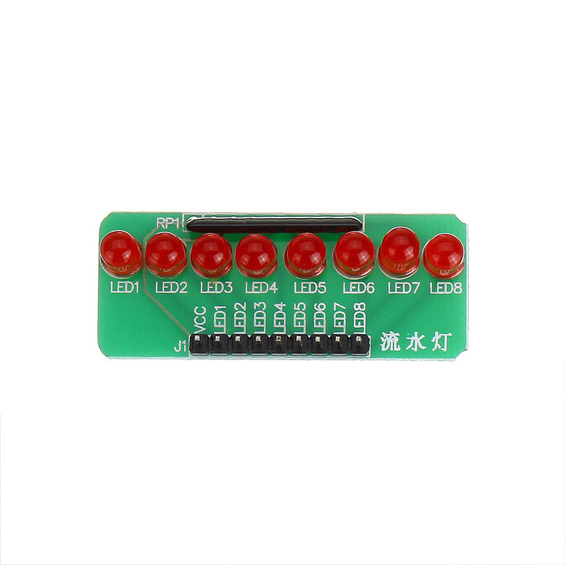 10pcs 8 Way Water Light Marquee 5MM RED LED Light-emitting Diode Single Chip Module Diy Electronic MCU Expansion Module