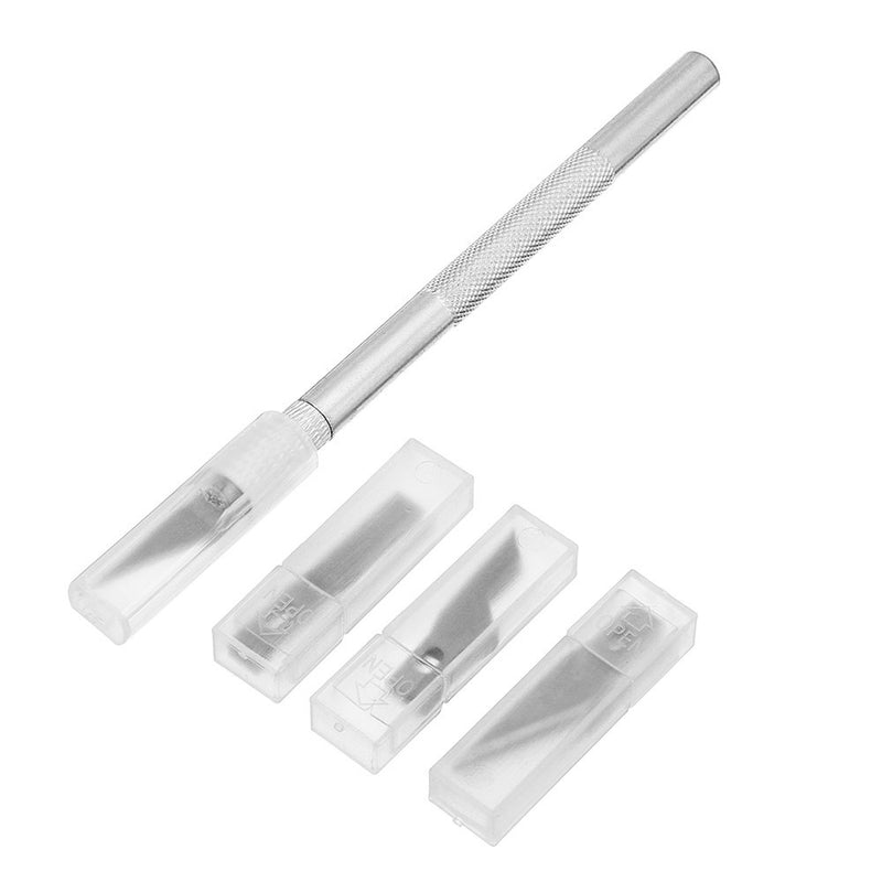 A5 Non Slip Cutting Mat with Stainless Metric Ruler and Blades Wood Carving Tool