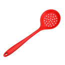 Heat Resistant Silicone Colander Slotted Spoon Long Handle Strainer Kitchenware