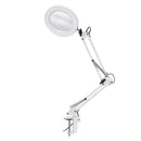 5X Magnifier Magnifying Glass LED Large Lens Lighted Lamp Top Desk with Clamp