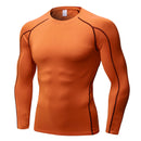 Pro Mens Compression Tight Long Sleeve Shirts Fitness Training Tops Activewear