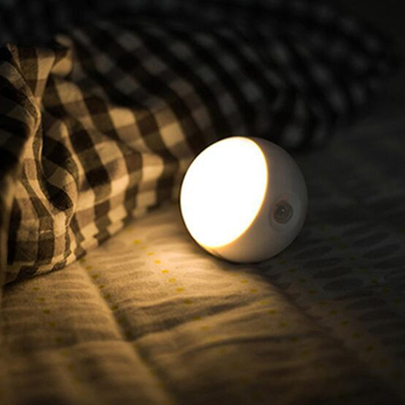 Smart Sensor Night Light Wall Lamp Infrared Induction USB Removable Lamp