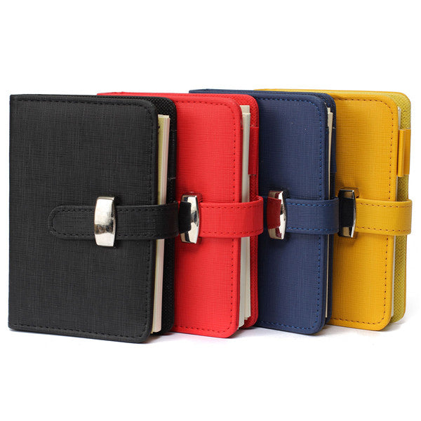 A7 Pocket PU Leather Cover Notebook Diary Filofax Personal Organiser Planner