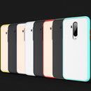 For OnePlus 7T Pro Case Bakeey Armor Shockproof Anti-fingerprint Matte Translucent Hard PC&Soft TPU Edge Protective Case