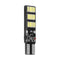 10PCS T10 W5W 30SMD LED Car Side Marker Lights Wedge Bulb Lamp with 3 Flash Modes 6W 240LM White