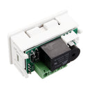 W2026C DC 12V 10A Digital Hygrometer Humidity Meter with Red/Blue LED Display Hygrometer Adjustable Humidity Controller Sensor Switch