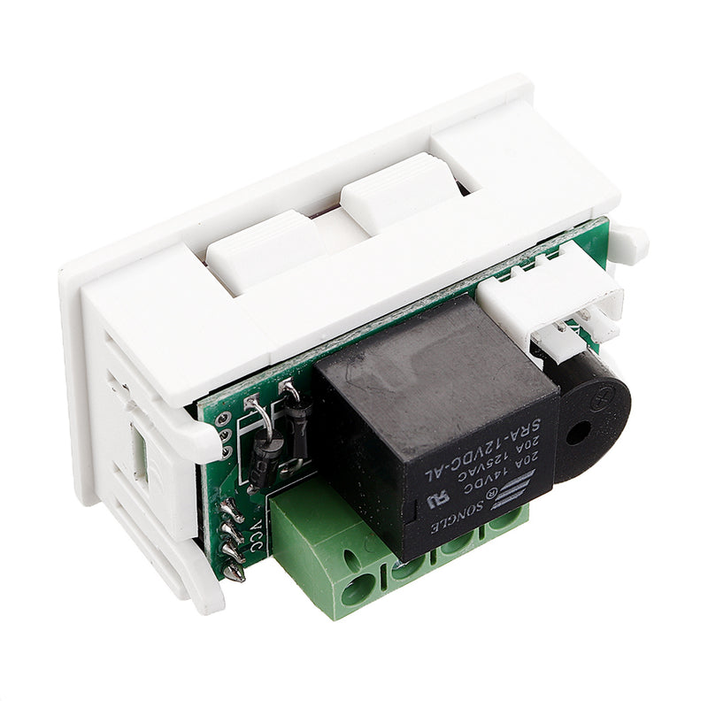 W2026C DC 12V 10A Digital Hygrometer Humidity Meter with Red/Blue LED Display Hygrometer Adjustable Humidity Controller Sensor Switch