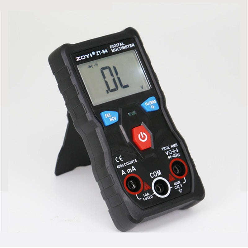 ZT-S1/ZT-S2/ZT-S3/ZT-S4 4000 Counts Auto Range True RMS LCD Digital Multimeter With NCV DATA HOLD and LCD Backlight+EVA Box