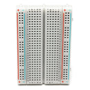 8.5 x 5.5cm 400 Tie Points 400 Holes Solderless Breadboard Bread Board with 65pcs Male To Male Breadboard Wires Jumper Cable Dupont Wire Bread Board Wires