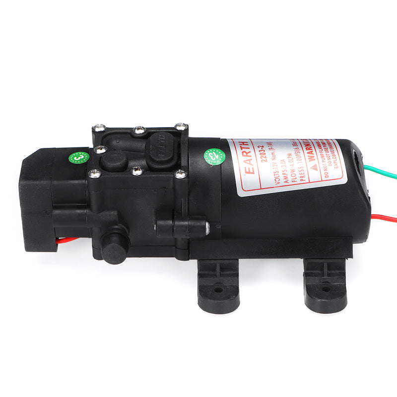 DC12V Micro Diaphragm Pump 100PSI Intelligent Water Pump 4L Reflux Diaphragm Pump