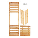 Plant Stand Shelves Flower Pot Rack Bamboo Garden Indoor Outdoor Patio 2 Tier