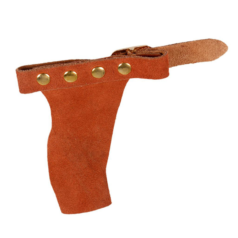 Suede Archery Protective Glove Finger Guard For Traditional Bow Recurve Bow Outdoor Shooting Hunting