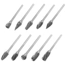 10pcs 2.34*6mm Tungsten Carbide Cutter Rotary Burr Set CNC Engraving Bit