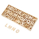 156X Wooden Scrabble Tiles Letters Puzzle Blocks Crafts Wood Alphabet Kids Early Education Toys Gift
