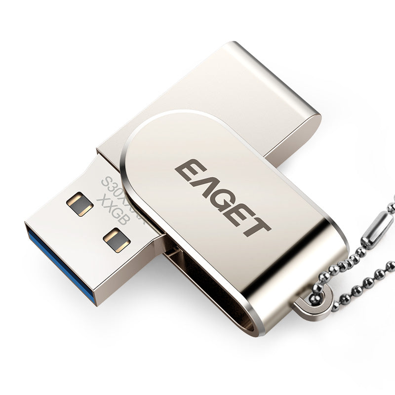 Eaget USB3.0 Flash Drive 32G 64G Metal USB Disk Memory Stick Portable Mobile Flash Drive