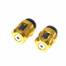 2Pcs CNC Motorcycle Accessories Aluminium Alloy Wheel Tire Valve Stem Cap