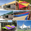 300D 160GSM Square Sun Shade Sail Garden Patio Awning Canopy Sunscreen UV Block Outdoor Camping