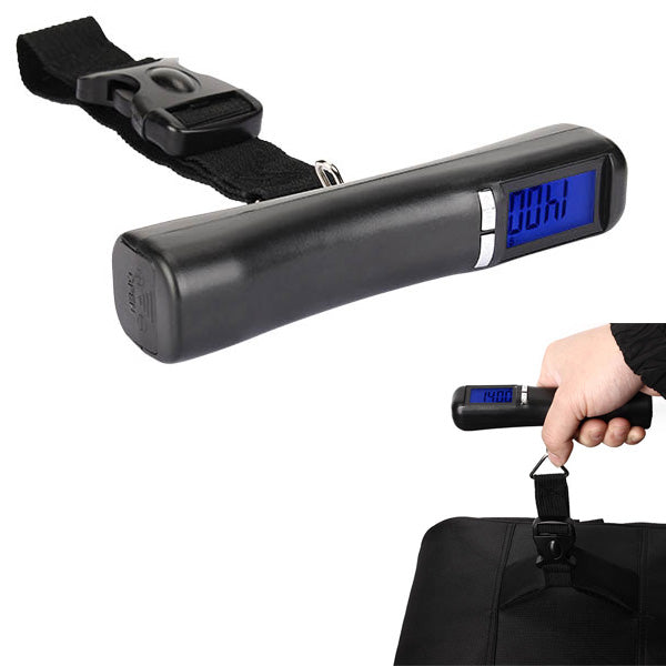 LCD Electronic Bandage Portable Scale 40kg/10g Capacity Hand Carry Luggage Digital Weighing Device