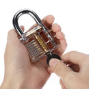 20 Pcs Pick Cutaway Practice Padlock Lock With Broken Key Removing Hook Kit Extractor Set Locksmith Tool