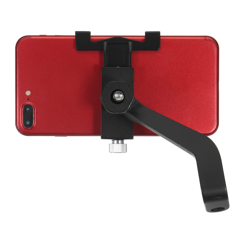 4 inch-6 inch Phone GPS Holder Aluminum Mirror Installation For Iphone/Samsung/Xiaomi/Sony