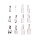 810pcs Insulated Male Female Wire Connector Electrical Wire Crimp Terminal 2.8/4.8/6.3mm Spade Connectors Kit