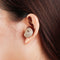1/2Pcs Portable Digital Hearing Aid Enhancer Mini In-Ear Sound Voice Amplifier