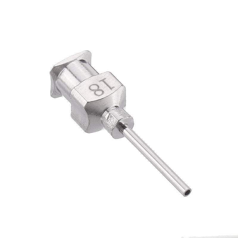 12Pcs/Set 1/2'' Stainless Steel Blunt Tip Dispensing Needle Luer Lock for Syringe Refilling and Measuring Liquid Industrial Glue Applicator