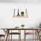 Wall Shelf Wood Iron Hanging Holder Storage Wall Mount Rack Home Display Decorations