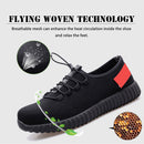 TENGOO Men's Safety Shoes Work Shoes Waterproof Running Hiking Camping Shoes Non-Slip Soft