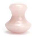 Natural Rose Quartz Mushroom Gua Sha Scraping Massage Tool Crystal Jade Massage Stone for Facial SPA Relaxing Gua Sha Borad Manual Massager