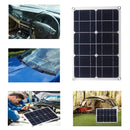 20W Actual Dual USB 18V Solar Panel Charger Cell Phone Battery Charger For Cycling Climbing Hiking Camping Traveling