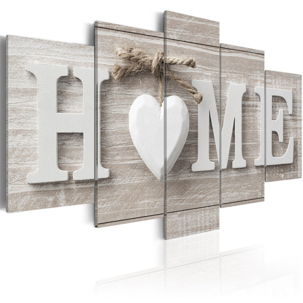 5 Panels Love HOME Wall Art Print Pictures Canvas Wall Prints Unframed Paper