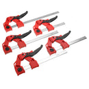 8x100/160/200/250/300mm F Clamp Bar Quick Release Grip Woodworking Tools Carpentry Gadgets DIY