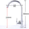 Simple Chrome Kitchen Faucet Basin Sink Tap Single Lever Only For Cold Water